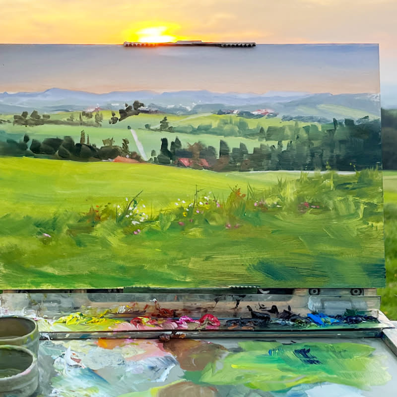 Yo Rühmer: Landschaftsmalerei in Öl - Pleinair