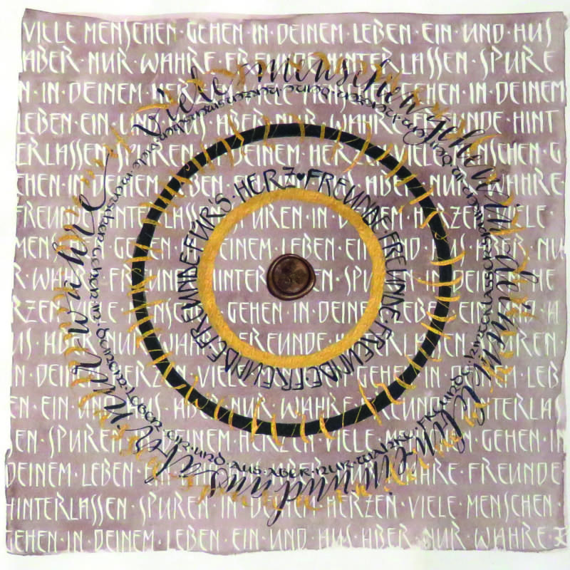 Karin Felderer: Kreisschriftbilder
